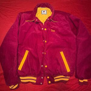 Rennoc Men's Burgundy and Red Jacket
